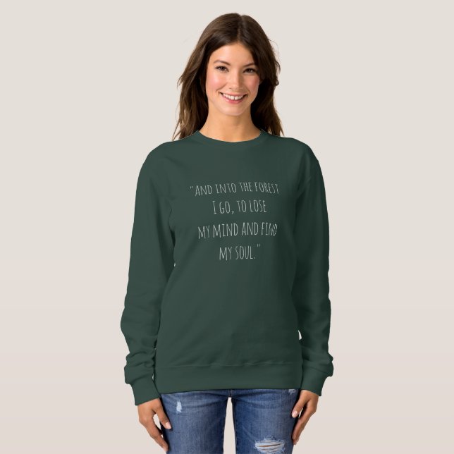 Sweatshirt John Muir (Devant entier)