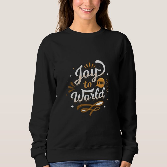 Sweatshirt Joie au Monde des Femmes (Devant)