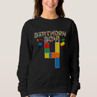 Sweatshirt Joli 4e anniversaire 4 ans Bâtiment Boys