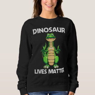 Sweatshirt Joli Dinosaure Pour Hommes Femmes Dino Dinosaure É