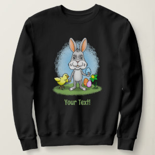 Sweatshirt Joli lapin de Pâques et la poule