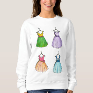 Sweatshirt Joli les années 50 Vintage Prom robe robe Sweatshi