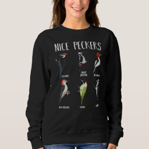 Sweatshirt Joli Peckers Oiseau Observation Ornithologie Pic