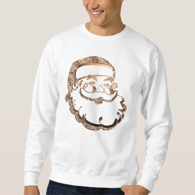 Sweatshirt Joli Père Noël Or Père Noël (Devant)
