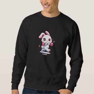 Sweatshirt Joli Rabbit Entraînement Cool Vegan Femme Fitness