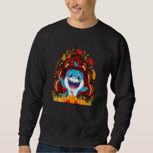 Sweatshirt Joli requin Thanksgiving Adulte, enfants & bébé