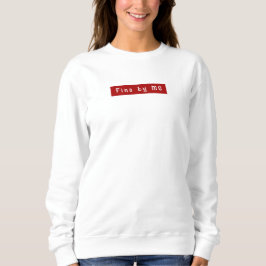 Sweatshirt Joli Script Fine par moi Nouveau cadeau pour sa Wi