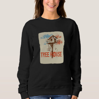 Sweatshirt Jolie tenue en treehouse colorée