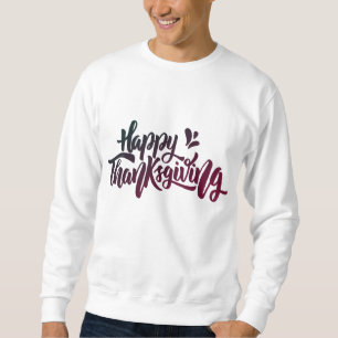 Sweatshirt Jolie typographie pour Thanksgiving