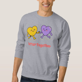 Sweatshirt Jolis amis au cœur heureux