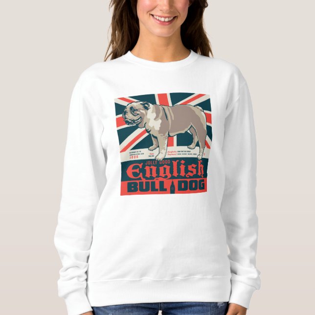 Sweatshirt Jolly Good English Bulldog (Devant)