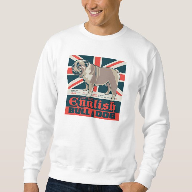 Sweatshirt Jolly Good English Bulldog (Devant)