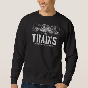 Sweatshirt Joue Toujours Avec Trains Modèle Chemin De Fer Loc