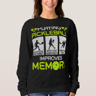 Sweatshirt Jouer à Pickleball améliore le lecteur de cache mé