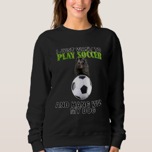 Sweatshirt Jouer Soccer Hang W Chien Anglais Cocker Espagnol