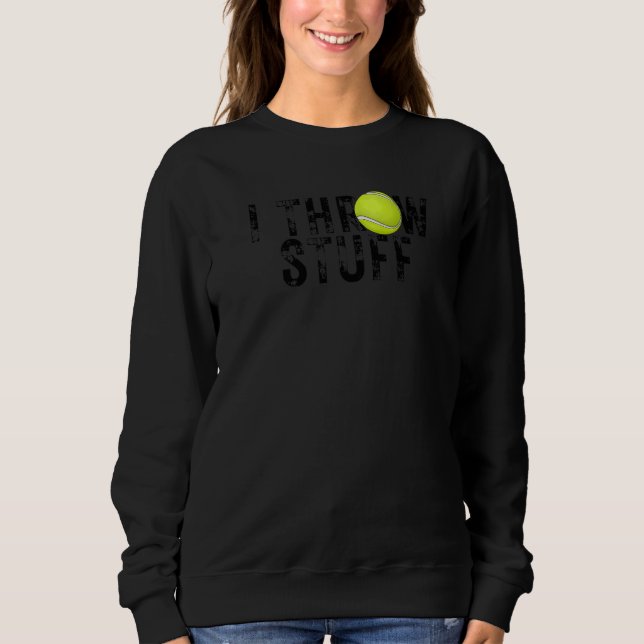 Sweatshirt Jouer Stuff Joueur Tennis Tennis Tennis Entraîneur (Devant)