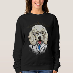 Sweatshirt Jouet Caniche Vétérinaire Docteur Médecin Chien Ch