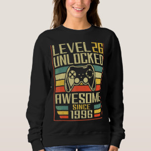 Sweatshirt Joueur Anniversaire 26 Hommes Femmes Jouer stupéfi