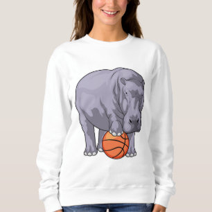 Sweatshirt Joueur de basket-ball hippo