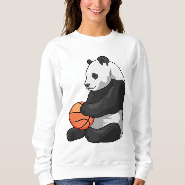 Sweatshirt Joueur de basket-ball Panda (Devant)