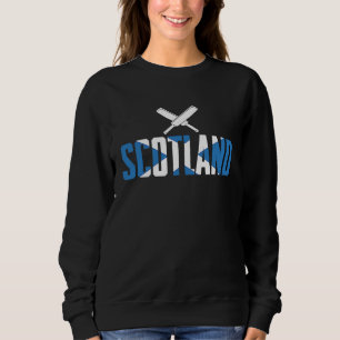 Sweatshirt Joueur de cricket d'Écosse Cricket Sport