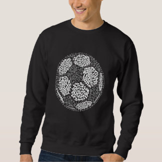 Sweatshirt Joueur de football à pois Jour international du po