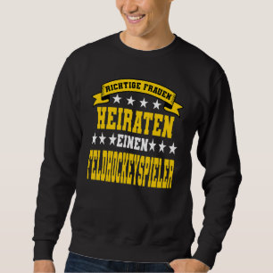 Sweatshirt Joueur de hockey de terrain Joueur de hockey de te