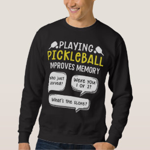 Sweatshirt Joueur de Pickleball de sport amusant