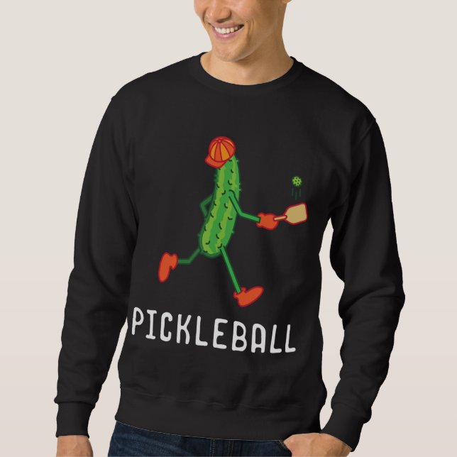 Sweatshirt Joueur de Pickleball entraîneur Vegan Picket Fruit (Devant)