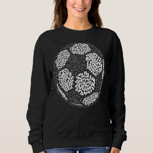 Sweatshirt Joueur de soccer Polka Dot Jour International Dot
