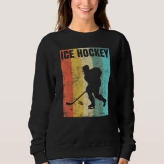 Sweatshirt Joueur de sport de hockey sur glace vintage