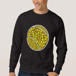 Sweatshirt Joueur de tennis à pois Jour international du poin