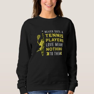 Sweatshirt Joueur de tennis Match Racket Sports Court Drôle C