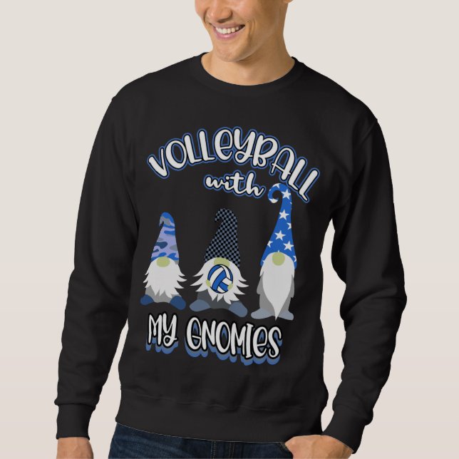 Sweatshirt Joueur de volley-ball Gnomes Grande pratique (Devant)