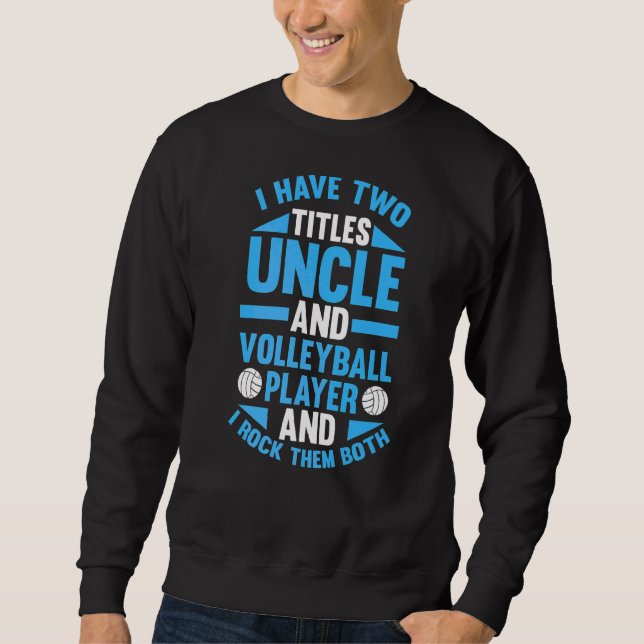 Sweatshirt Joueur de volley-ball masculin (Devant)
