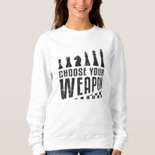 Sweatshirt Joueur d'échecs Tableau de contrôle du jeu Jeu cad