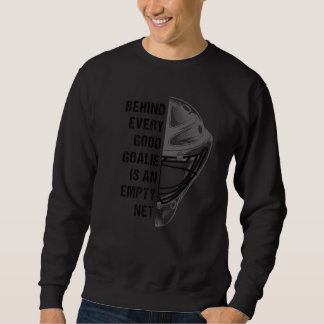 Sweatshirt Joueur du masque de gardien de but de hockey pour