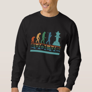 Sweatshirt Joueuse de dames d'échecs de la Reine d'évoluer ne