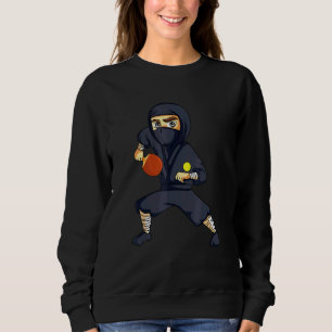 Sweatshirt Joueuse Ninja Ping Pong Ninja Hommes Femmes Enfant