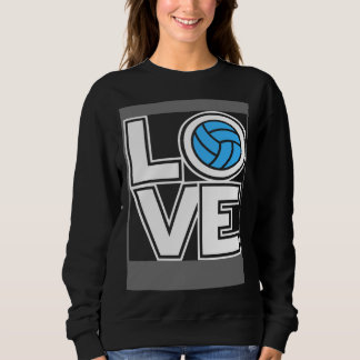 Sweatshirt Joueuses de volley-ball filles graphique d'équipe