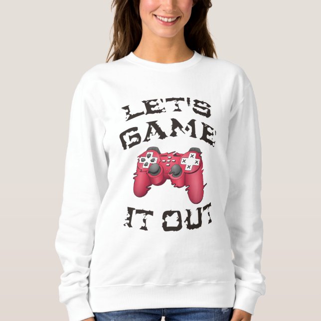 Sweatshirt Jouons-le (Devant)