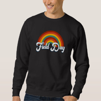 Sweatshirt Jour de campagne Jaune Arc-en-ciel Jaune Enseignan