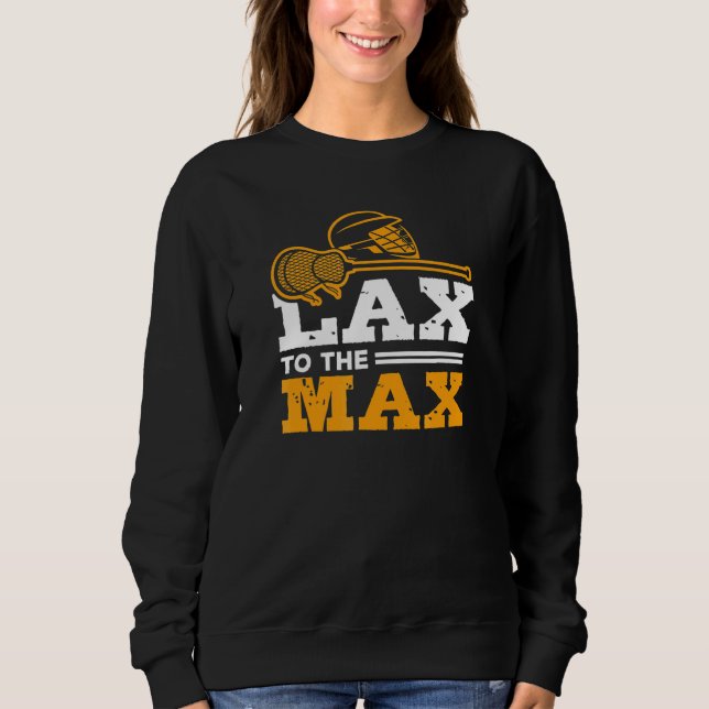 Sweatshirt Jour De Jeu De L'Équipe Max Lacrosse Lax Sport (Devant)