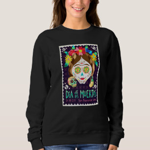 Sweatshirt Jour De La Morte Mexicaine Halloween Calavera Suga
