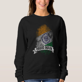 Sweatshirt Jour de la République de l'Inde Drapeau indien hin