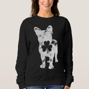 Sweatshirt Jour de la Saint Patrick-chien français garçons fi