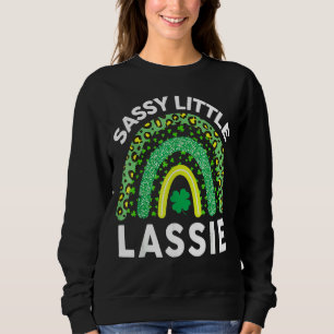 Sweatshirt Jour de la Saint Patrick Femmes Bébé Bébé Sassy Li