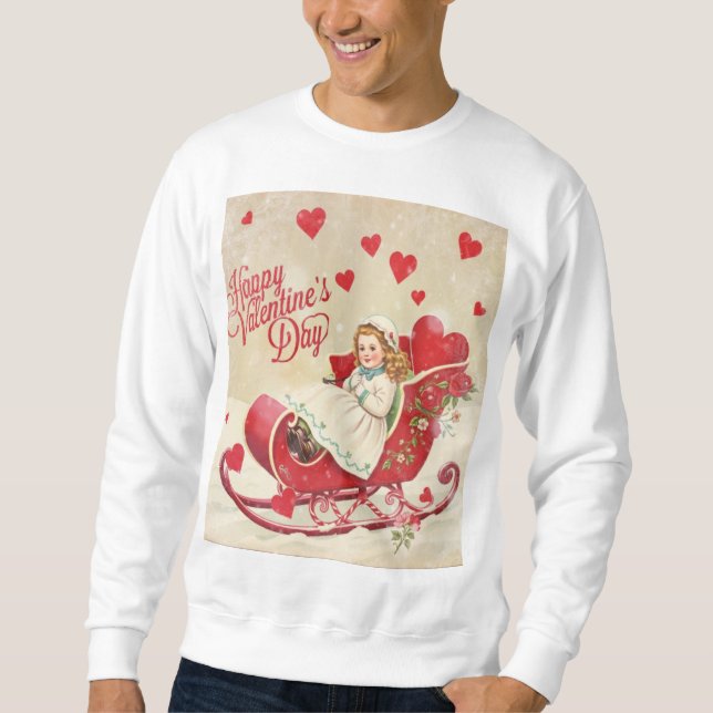 Sweatshirt Jour de la Saint Valentin (Devant)