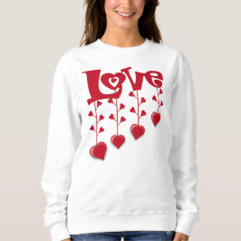 SWEATSHIRT JOUR DE LA VALENTINE 2026 LOVE RED HEART