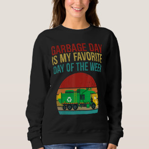 Sweatshirt Jour des ordures est Favori Jour Truck Trash Enfan